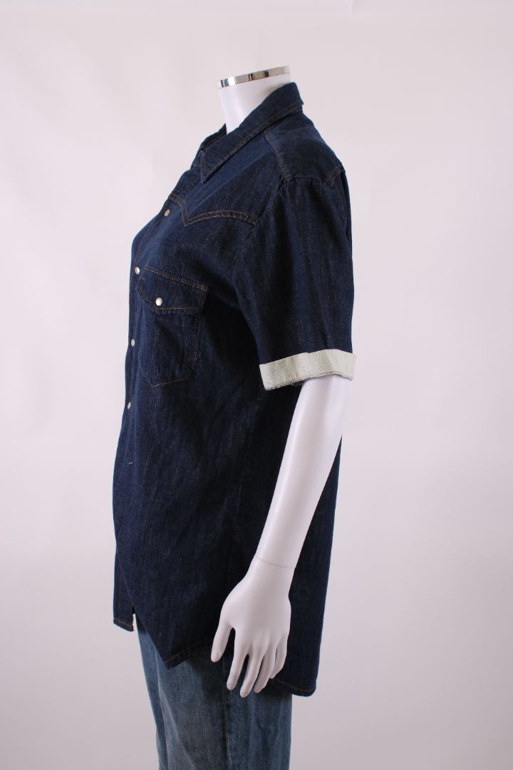 McQ Dress short sleeve Navy Denim S