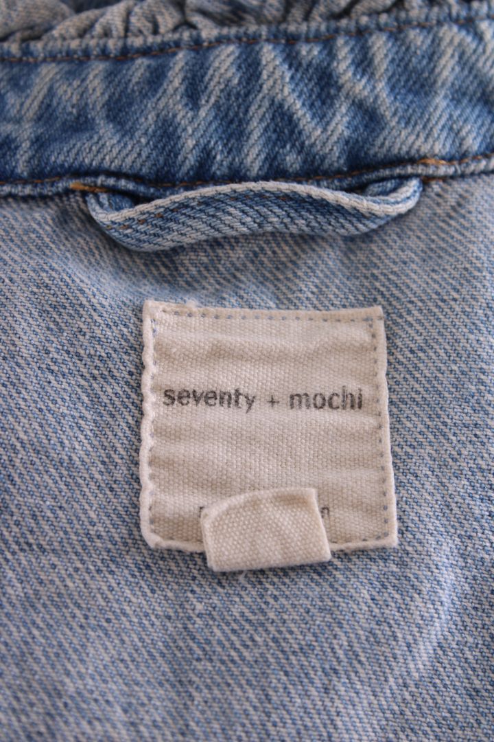 Seventy + Mochi S/S Ruffle Waist Coat Denim 8