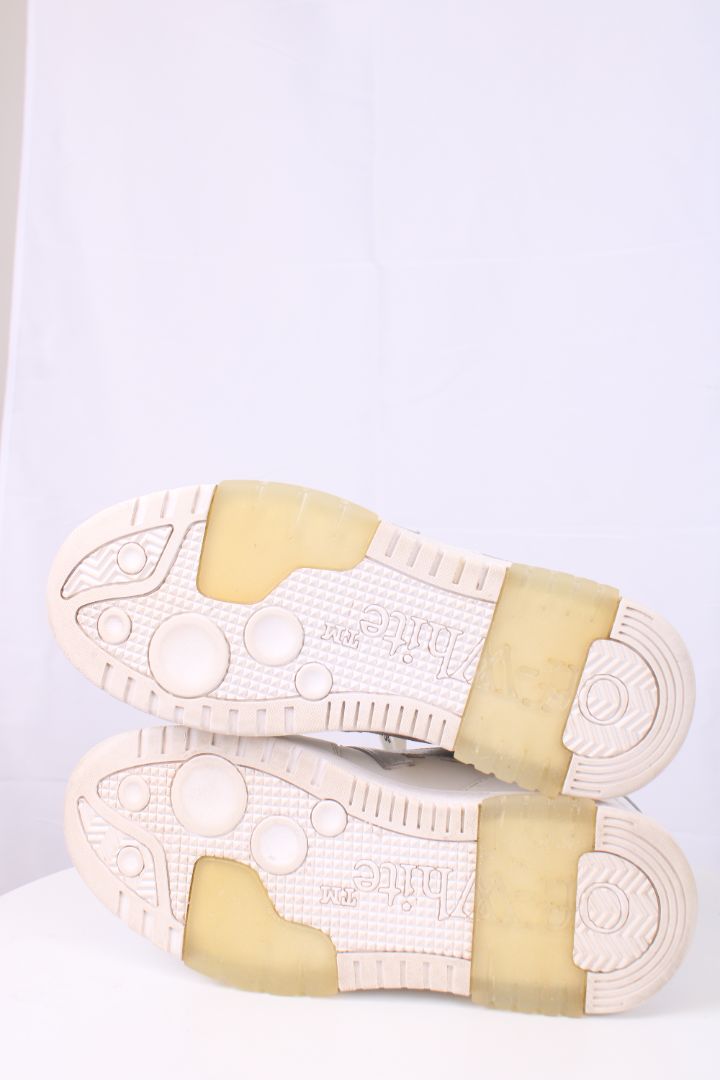 Off White Trainers White/ Silver 39