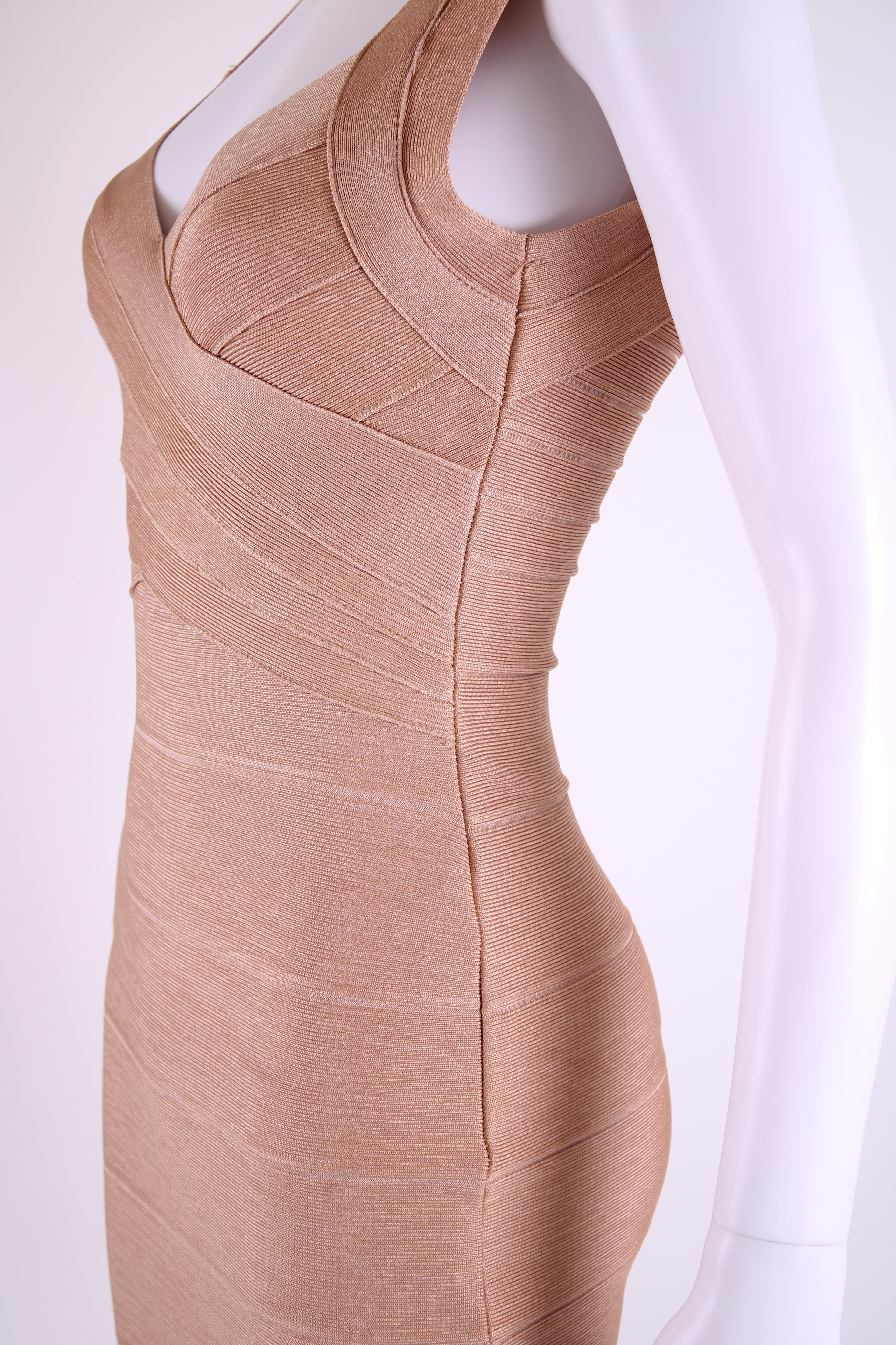 Herve Leger nude dress Nude M