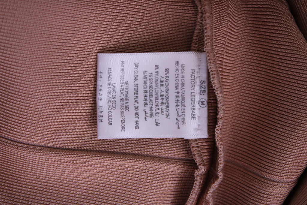 Herve Leger nude dress Nude M