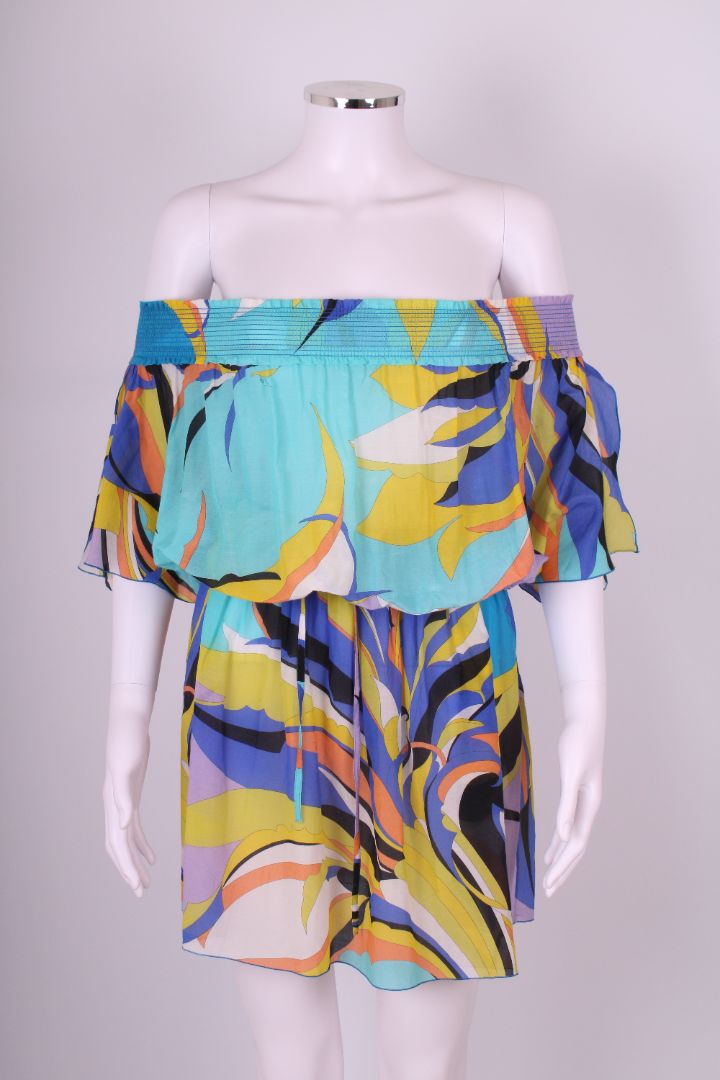 Emilo Pucci Print Tunic Blue/ Yellow 6