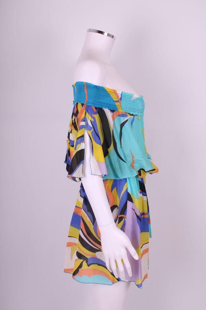 Emilo Pucci Print Tunic Blue/ Yellow 6