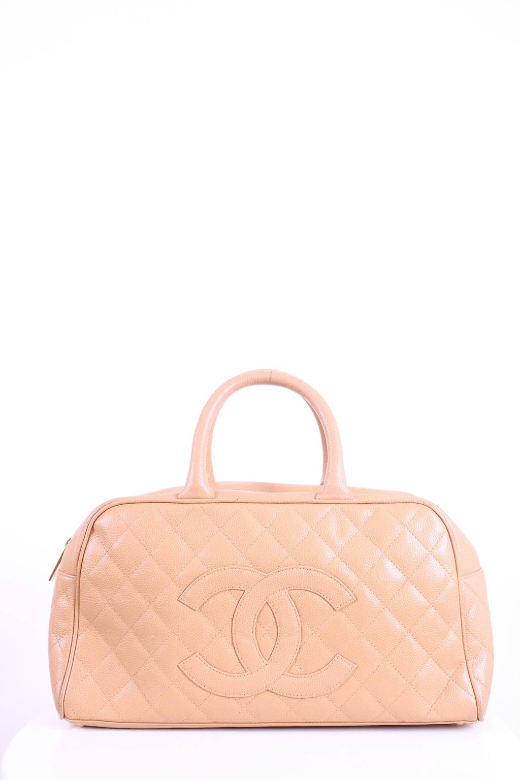 Chanel Bowling Bag Beige