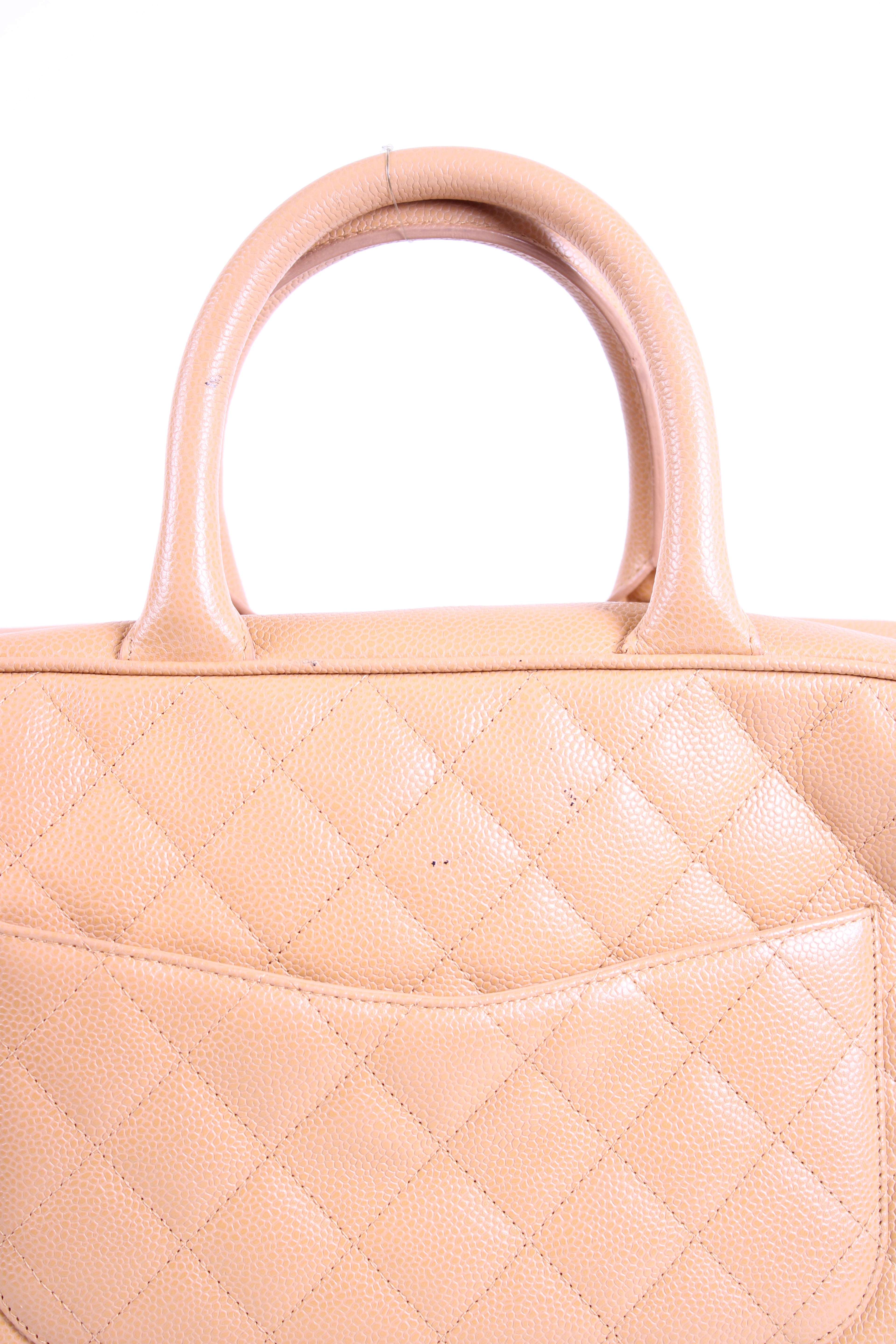 Chanel Bowling Bag Beige