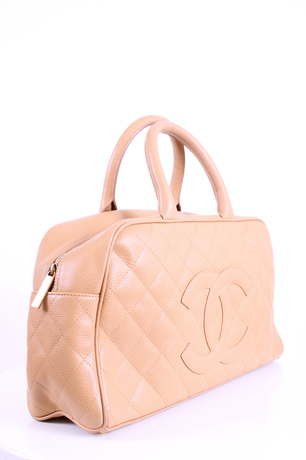 Chanel Bowling Bag Beige