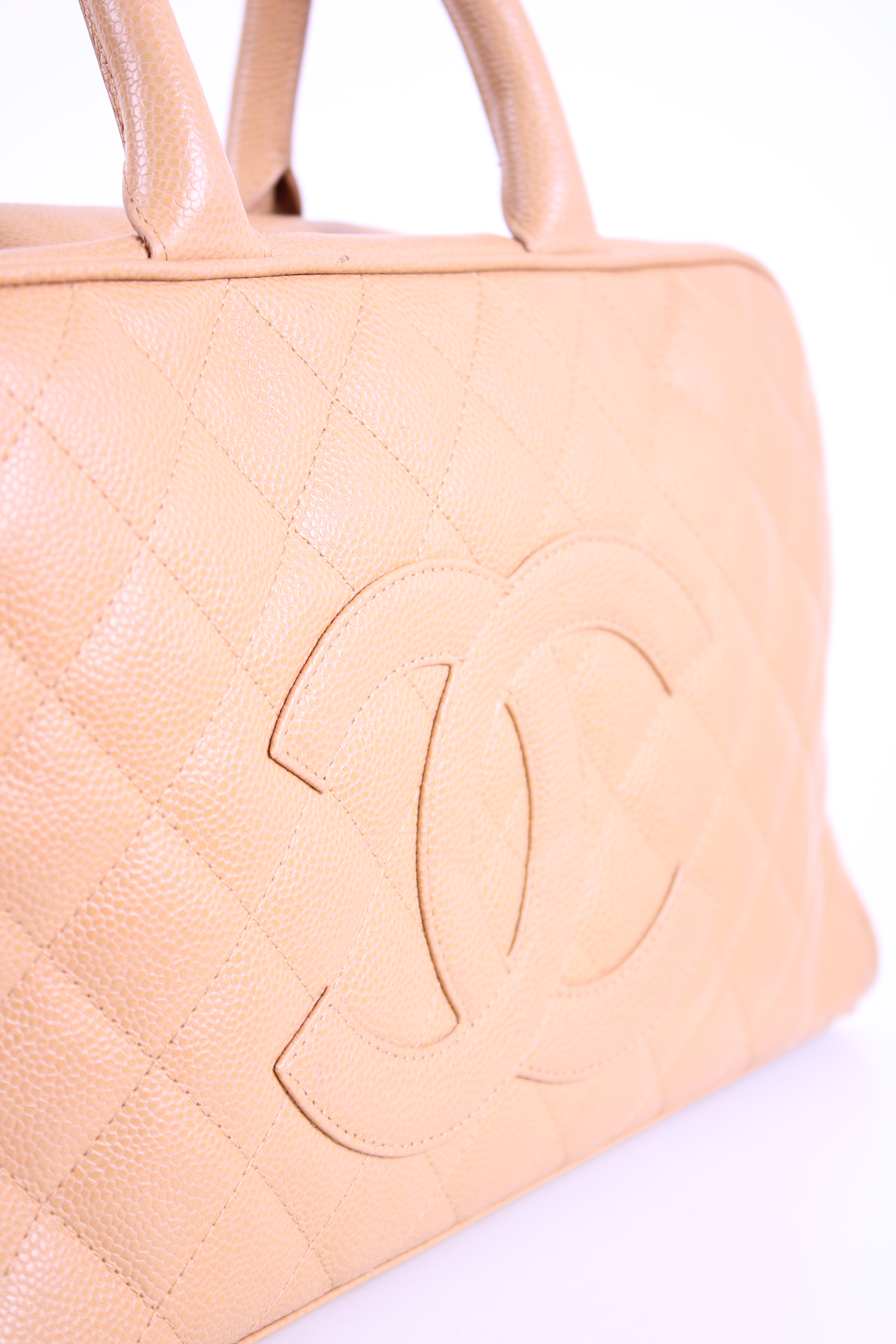 Chanel Bowling Bag Beige