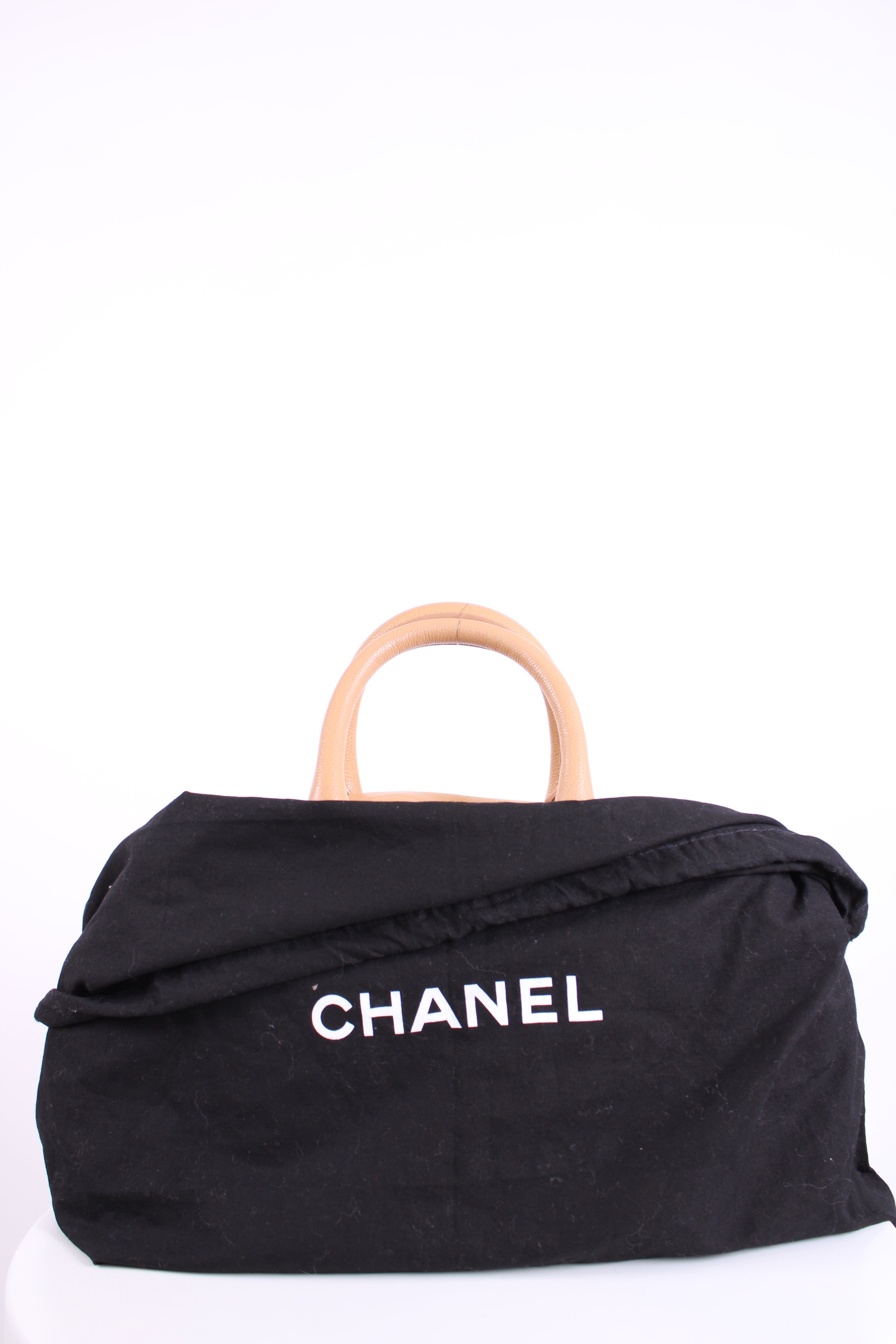 Chanel Bowling Bag Beige