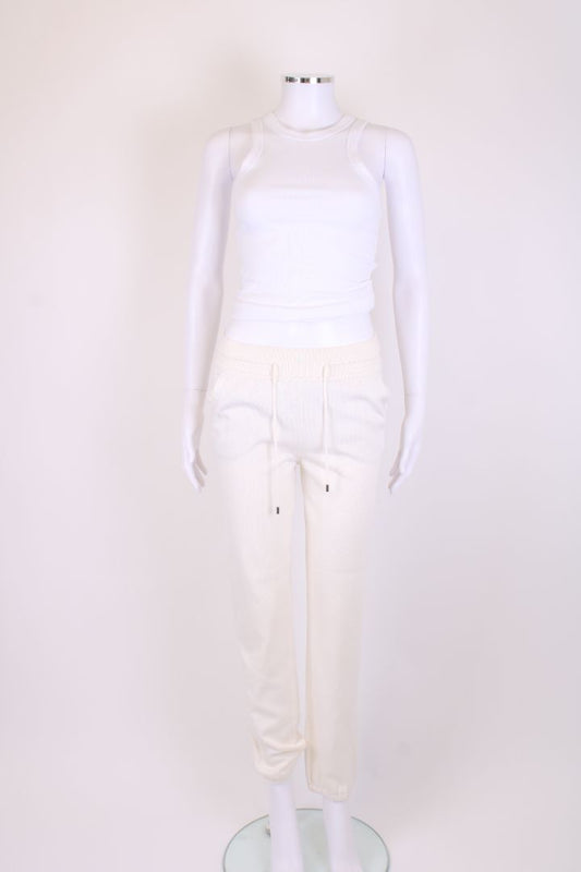 Loro Piana Silk Blend Joggers Cream 12
