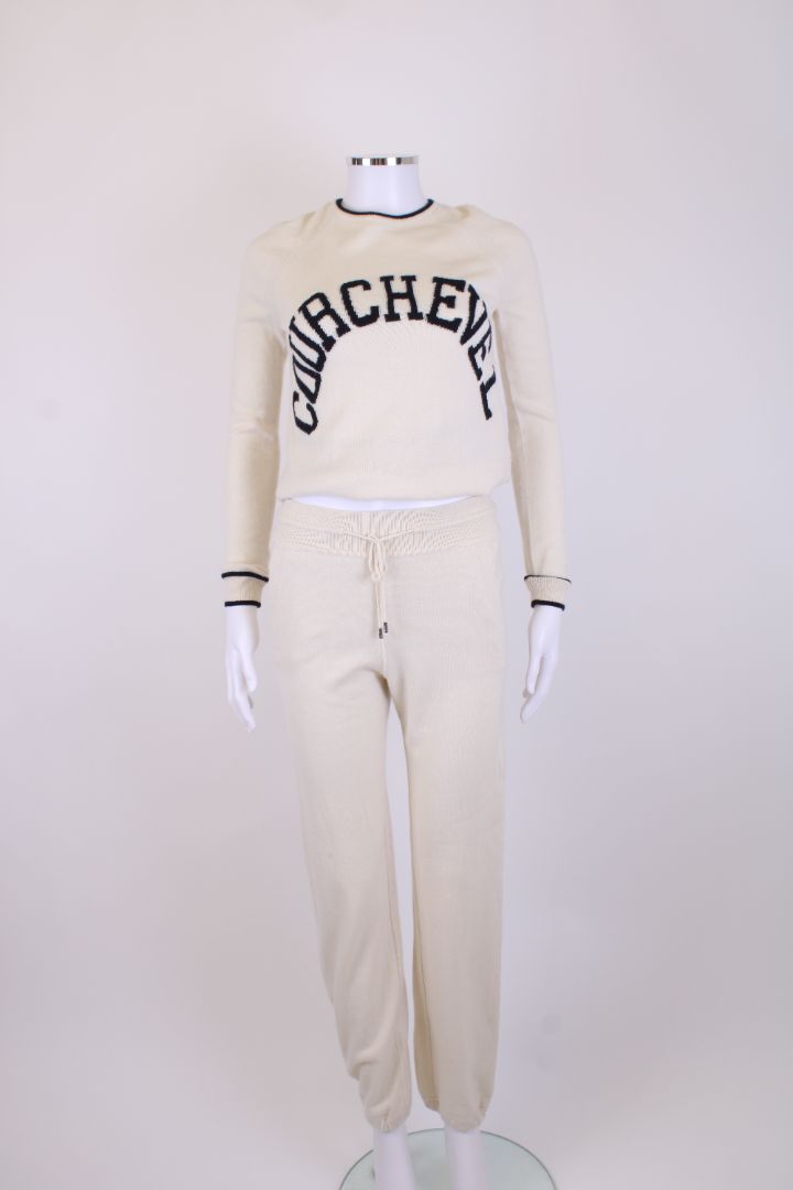Loro Piana Knitted lounge Co-Ord Cream/ Black 10