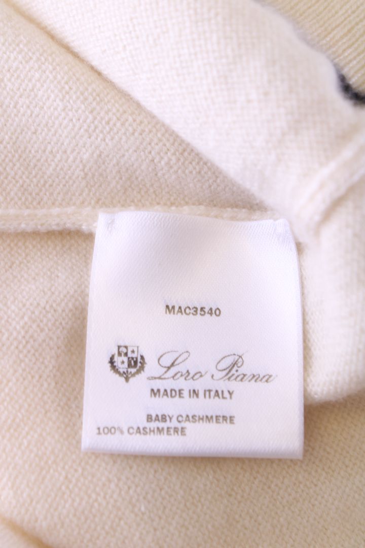 Loro Piana Knitted lounge Co-Ord Cream/ Black 10