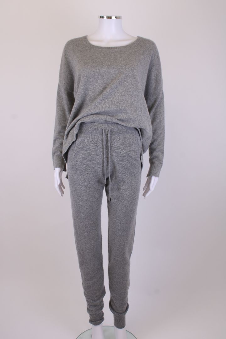 Notshy Cashmere Knitted Lounge Co-Ord Grey S