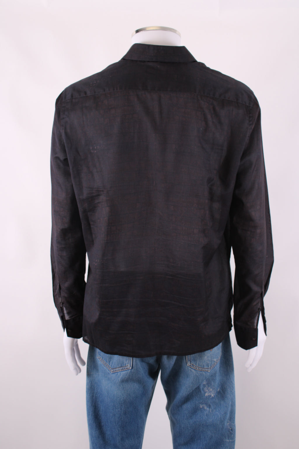 Fendi Snake Print Shirt Navy 43