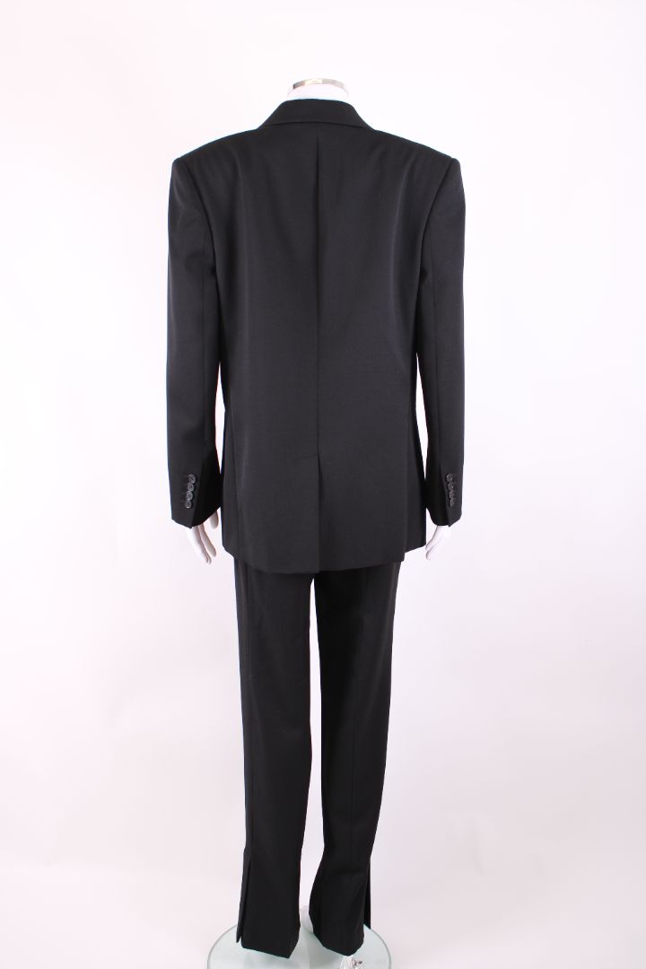 Alexander McQueen Double Breasted Blazer Suit Black IT42