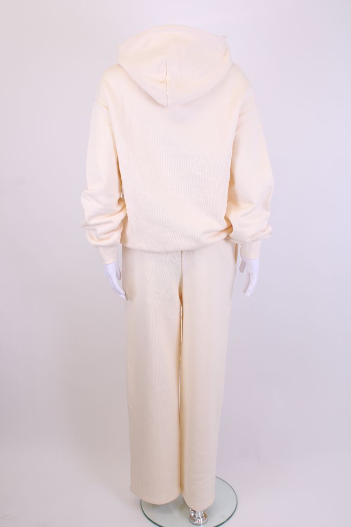 The Couture Club Logo Hoodie Tracksuit Cream 8