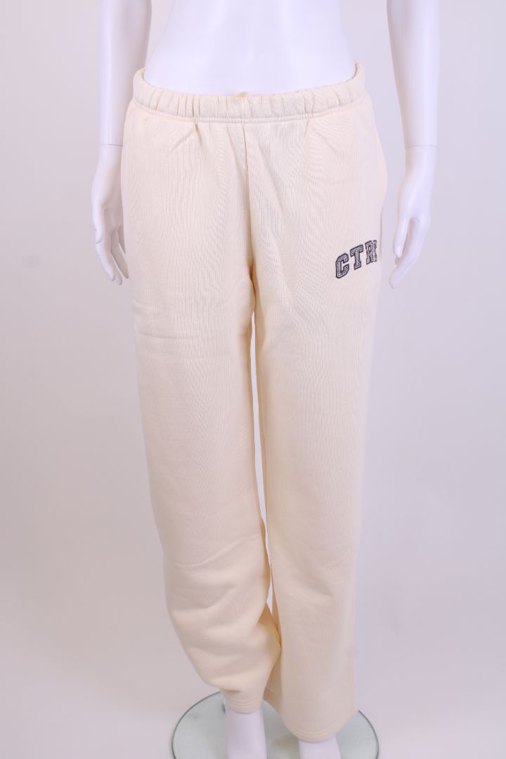 The Couture Club Logo Hoodie Tracksuit Cream 8