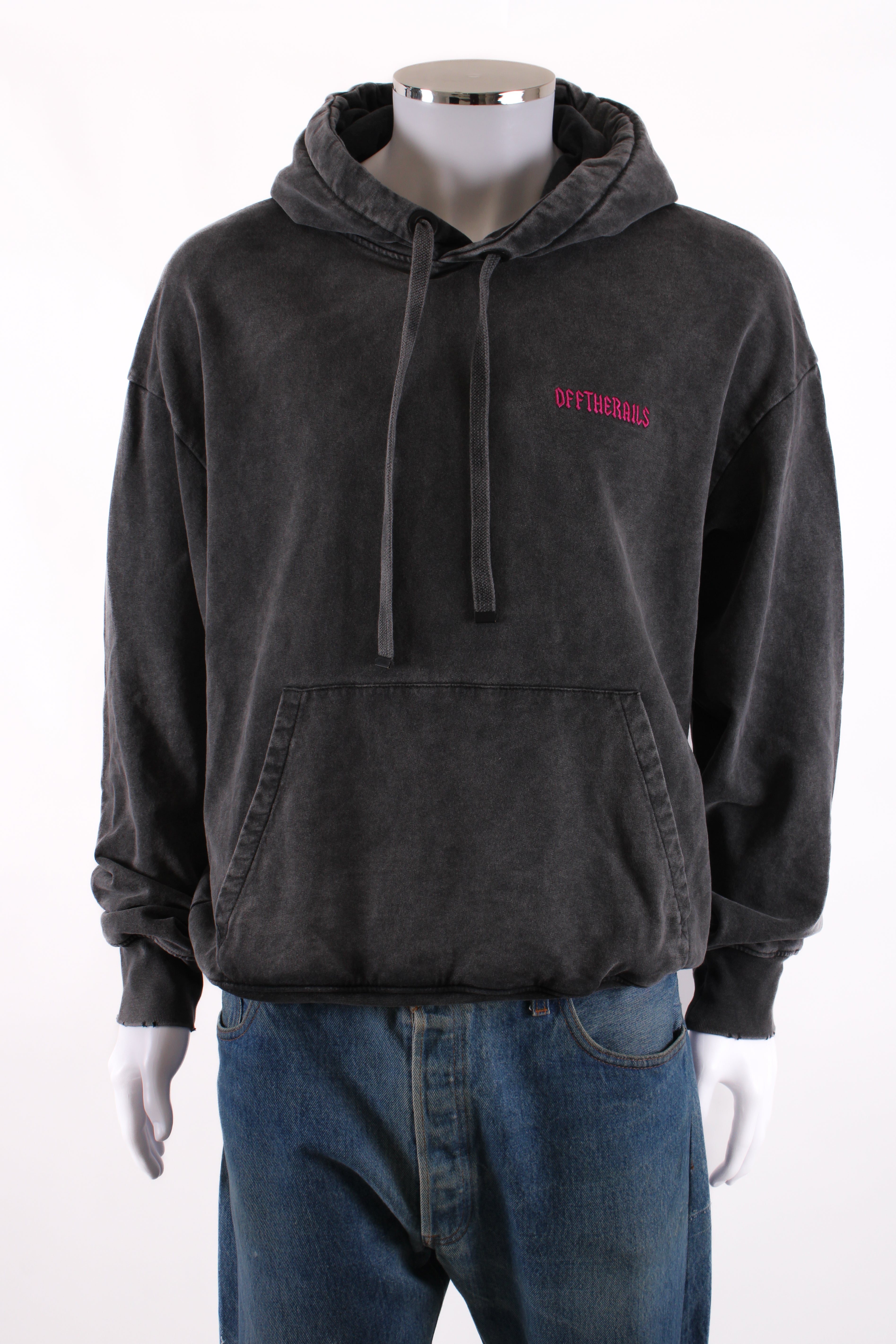Off The Rails Hoodie Grey M