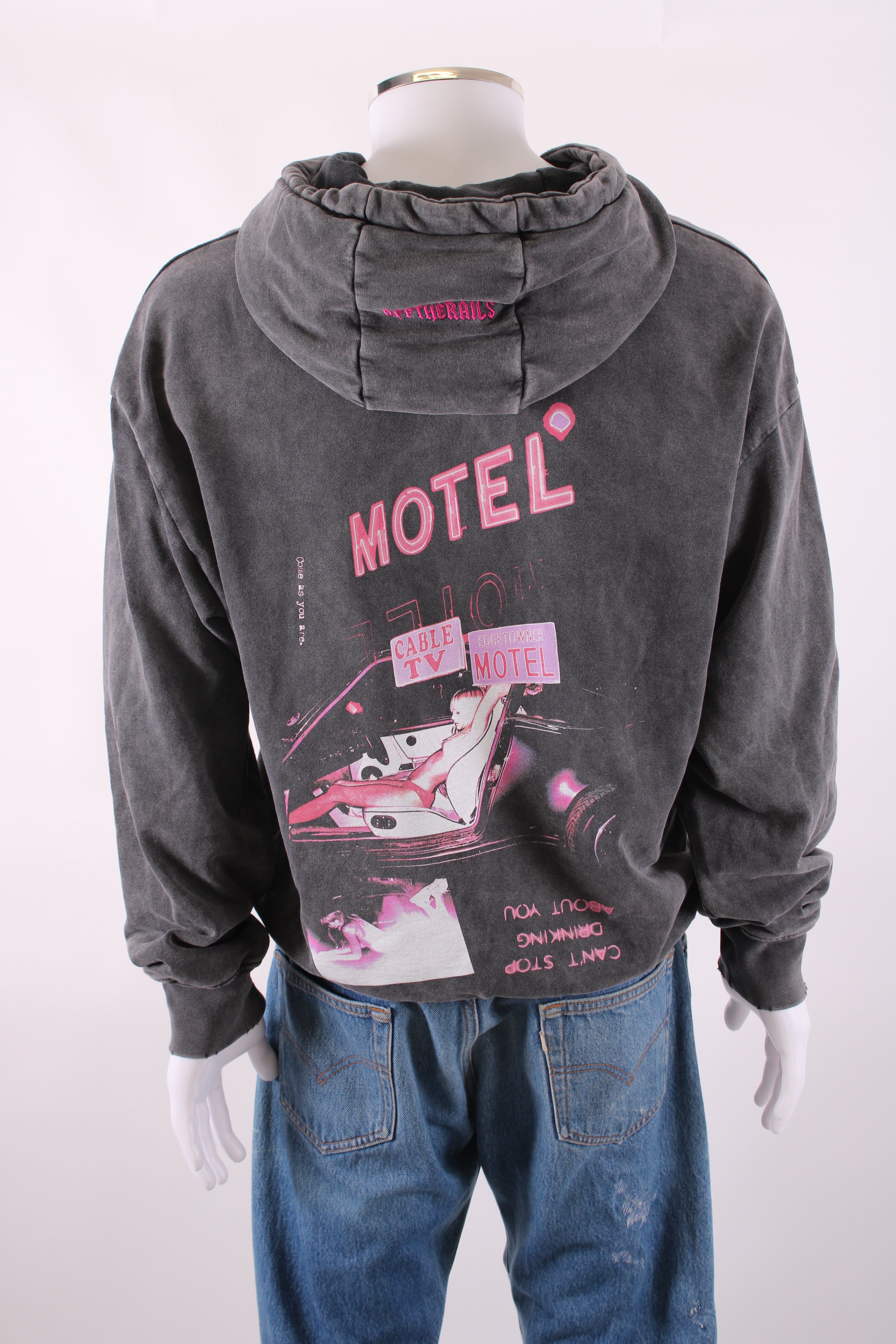 Off The Rails Hoodie Grey M