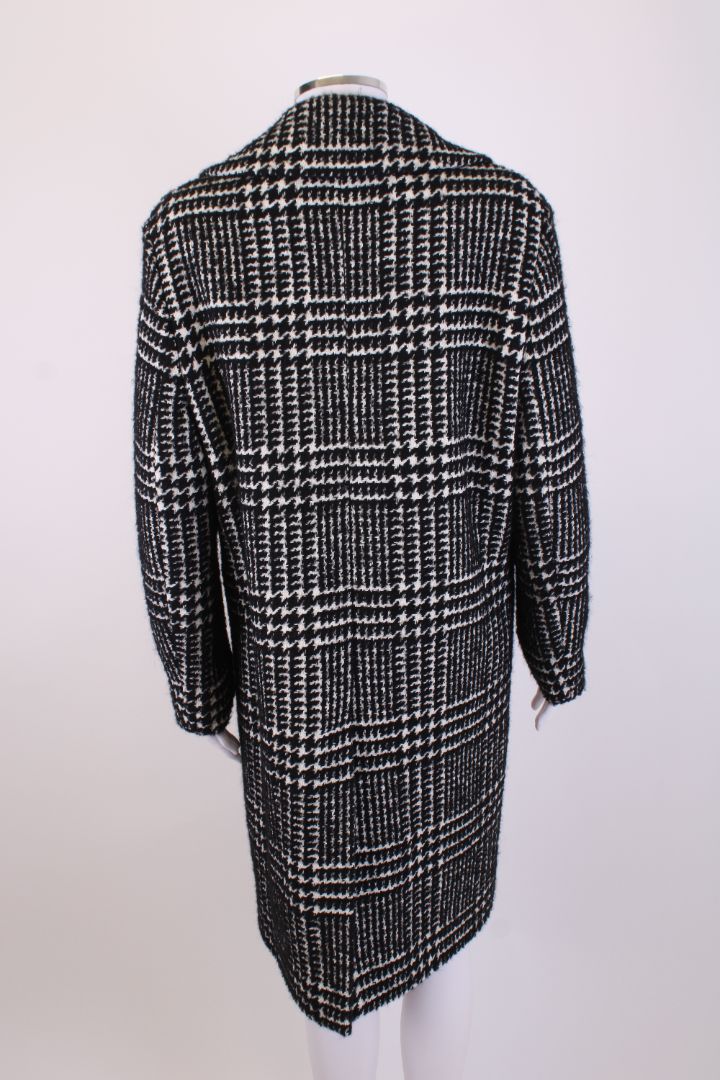 Ermanno Scervino Herringbone Coat Grey/ Black S