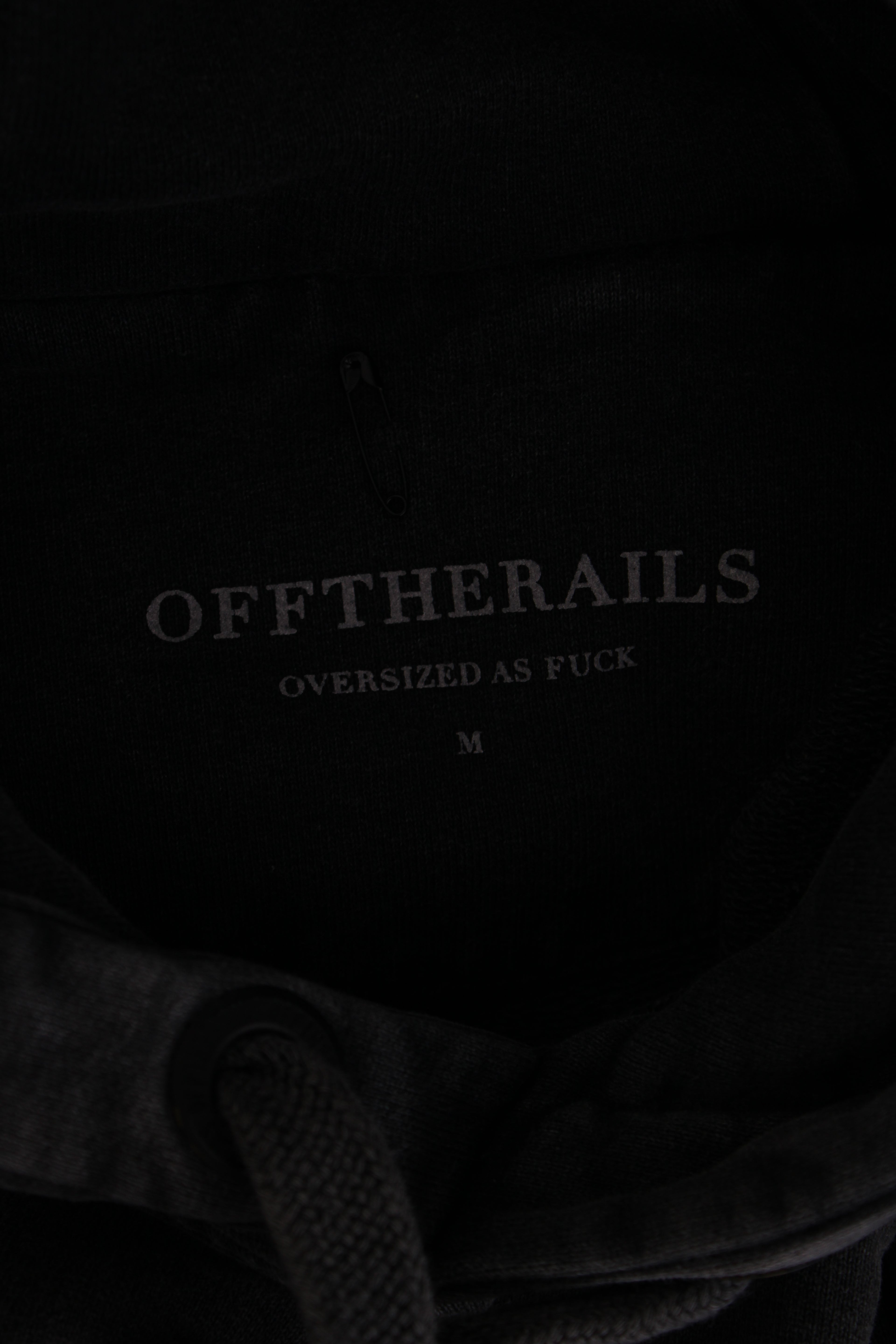 Off The Rails Hoodie Grey M