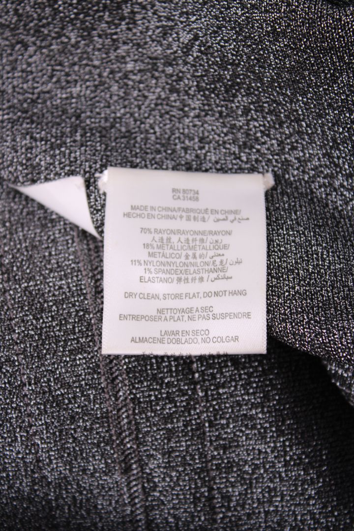 Herve Leger S/S Crystal Bandage Dress Silver S