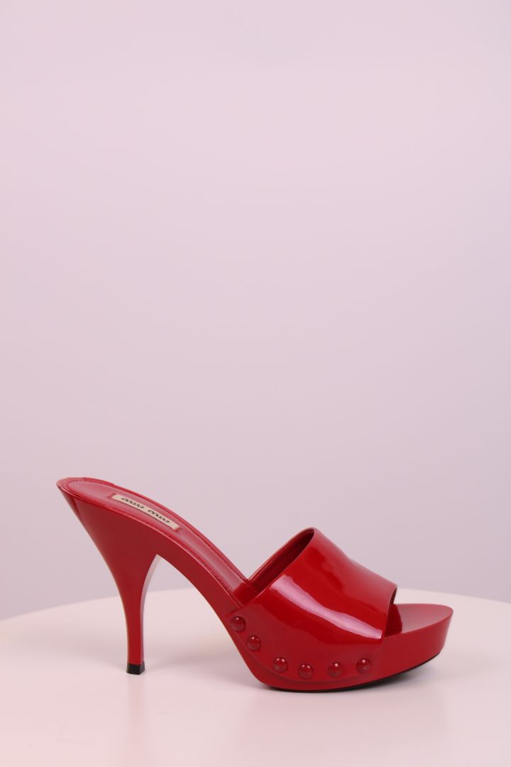 Miu Miu Shoes Red 37.5