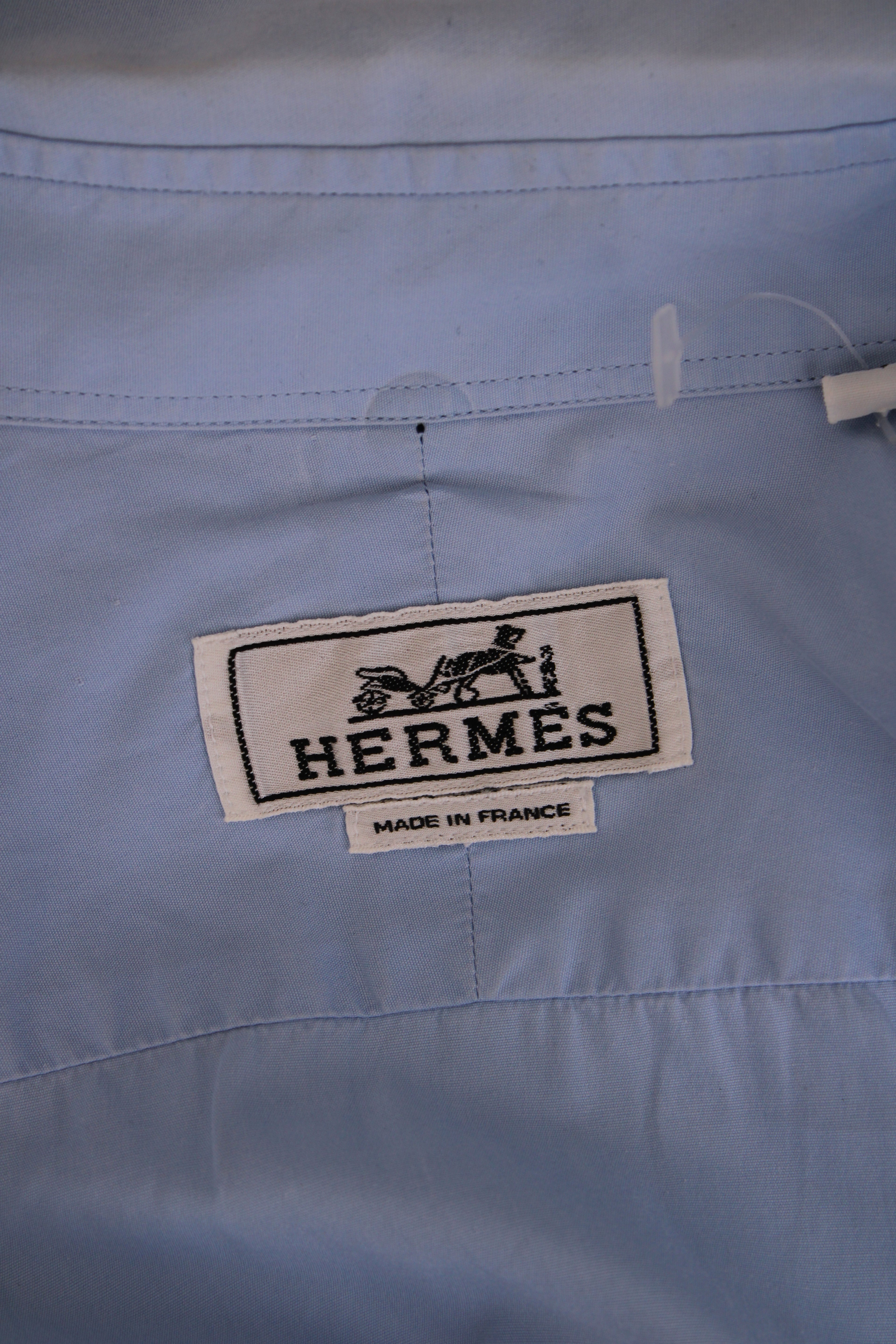 Hermes L/S Shirt Blue 15.5/ 39