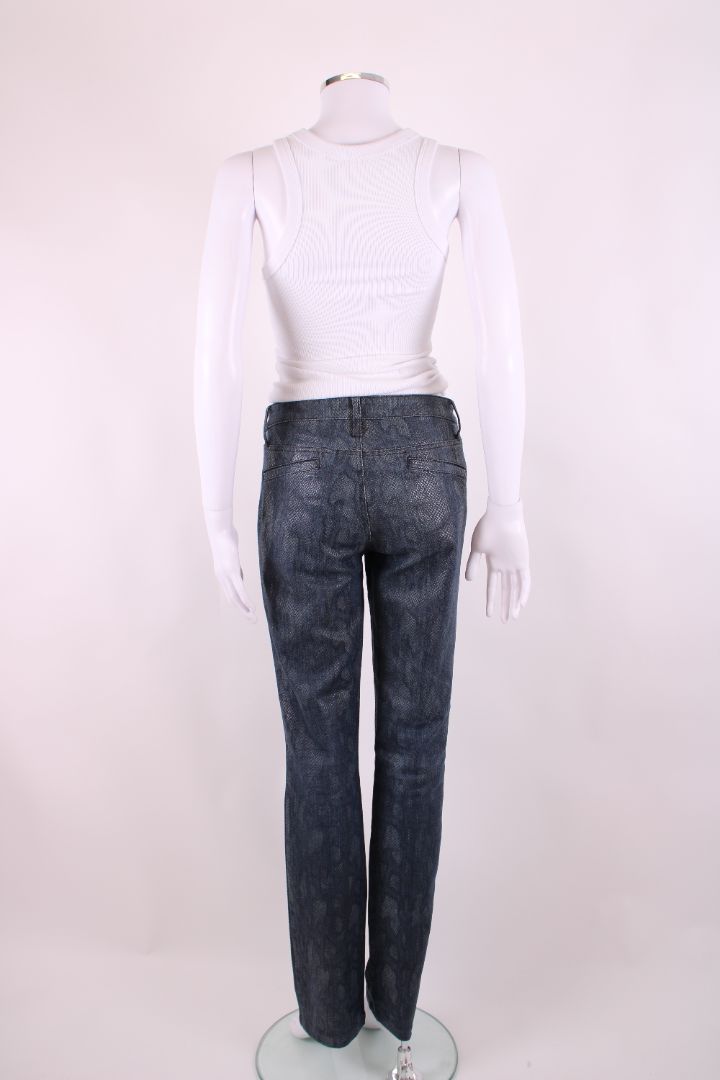 Blumarine Snake Print Jeans Denim 10