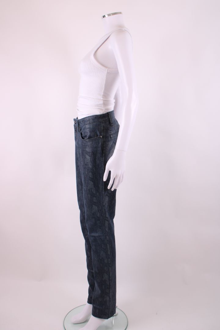 Blumarine Snake Print Jeans Denim 10