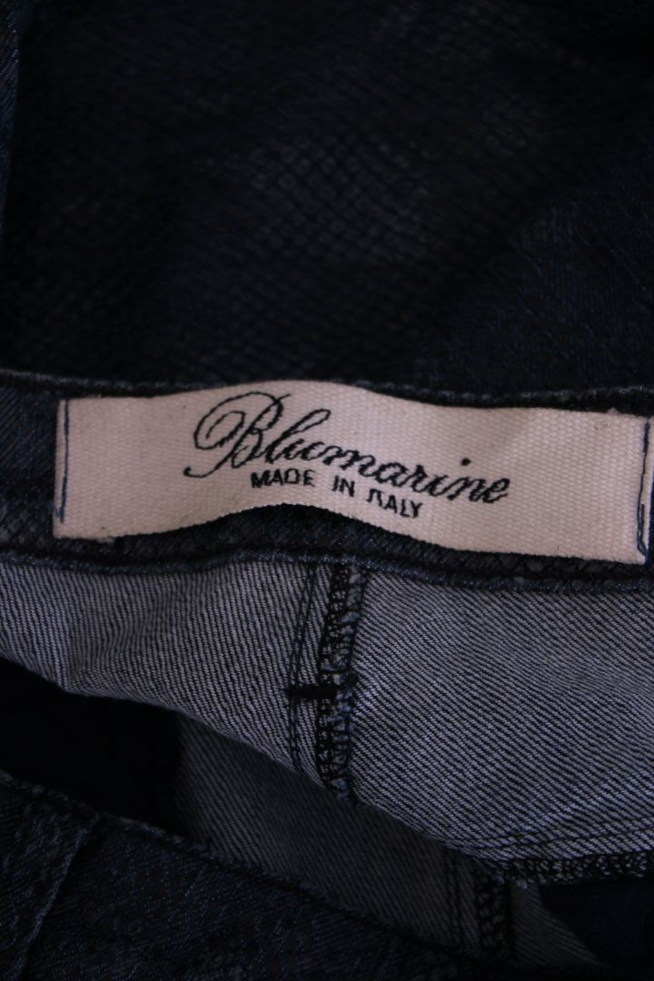 Blumarine Snake Print Jeans Denim 10