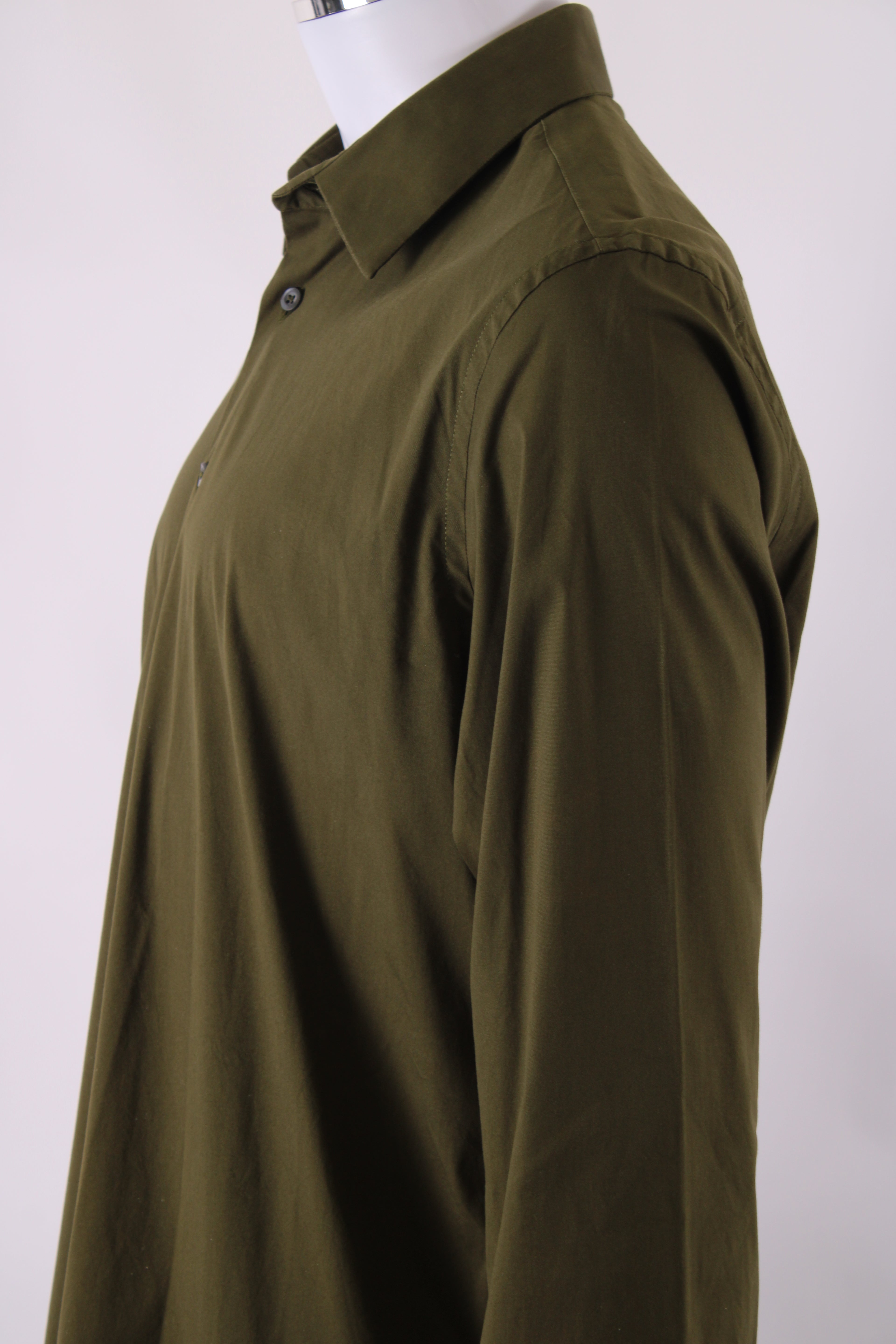 Prada Poplin Shirt Khaki 43