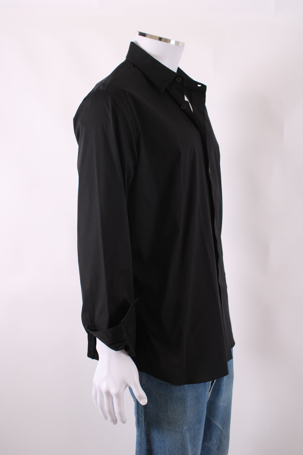 Prada Poplin Shirt Black 43