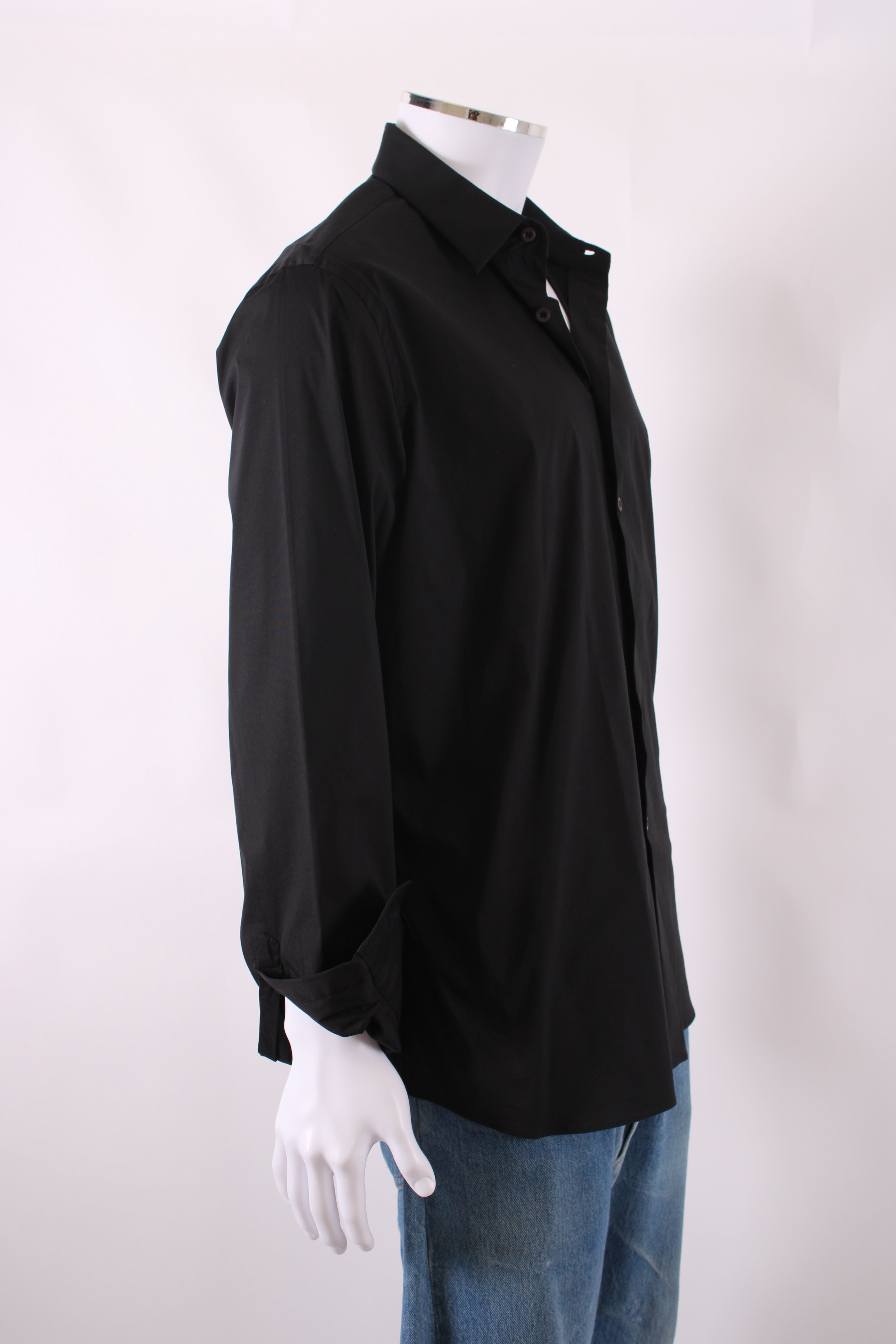 Prada Poplin Shirt Black 43
