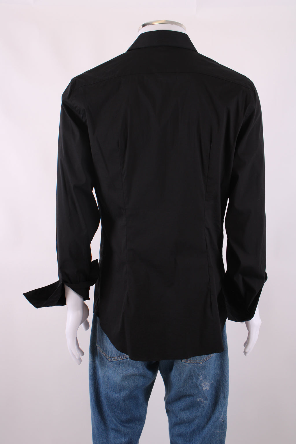 Prada Poplin Shirt Black 43