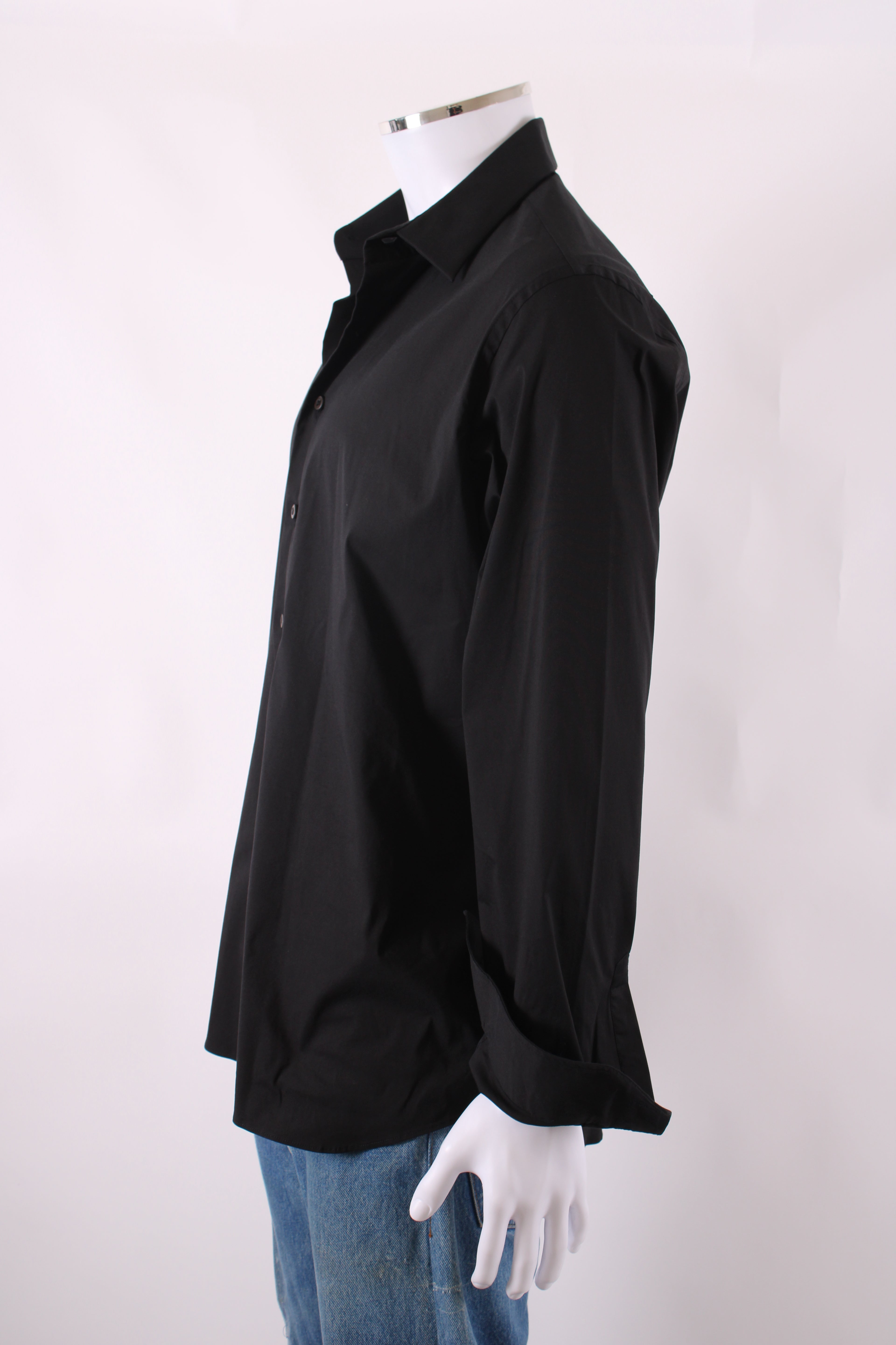 Prada Poplin Shirt Black 43