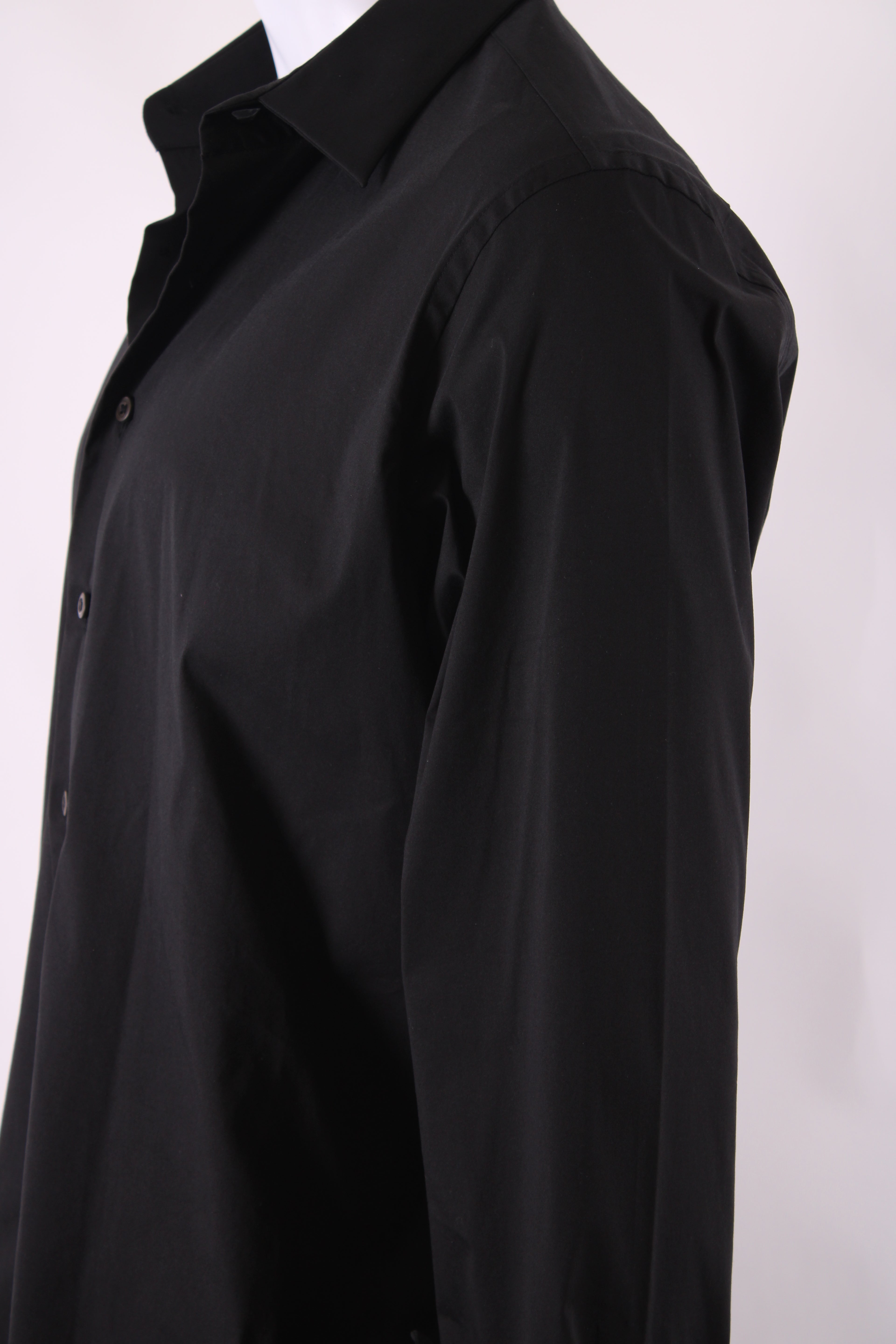 Prada Poplin Shirt Black 43
