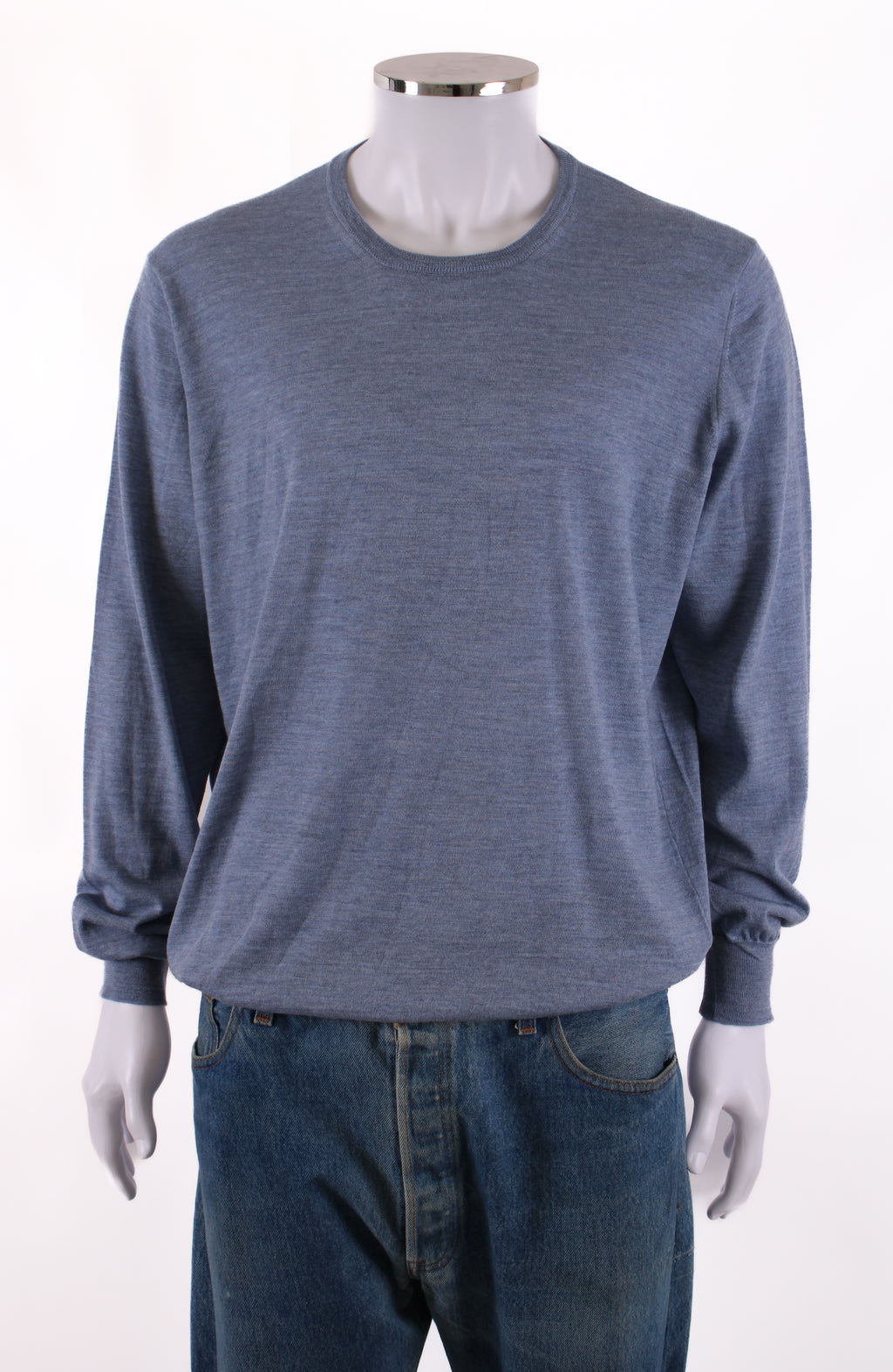 Maison 49 L/S Jumper Light Blue 4XL