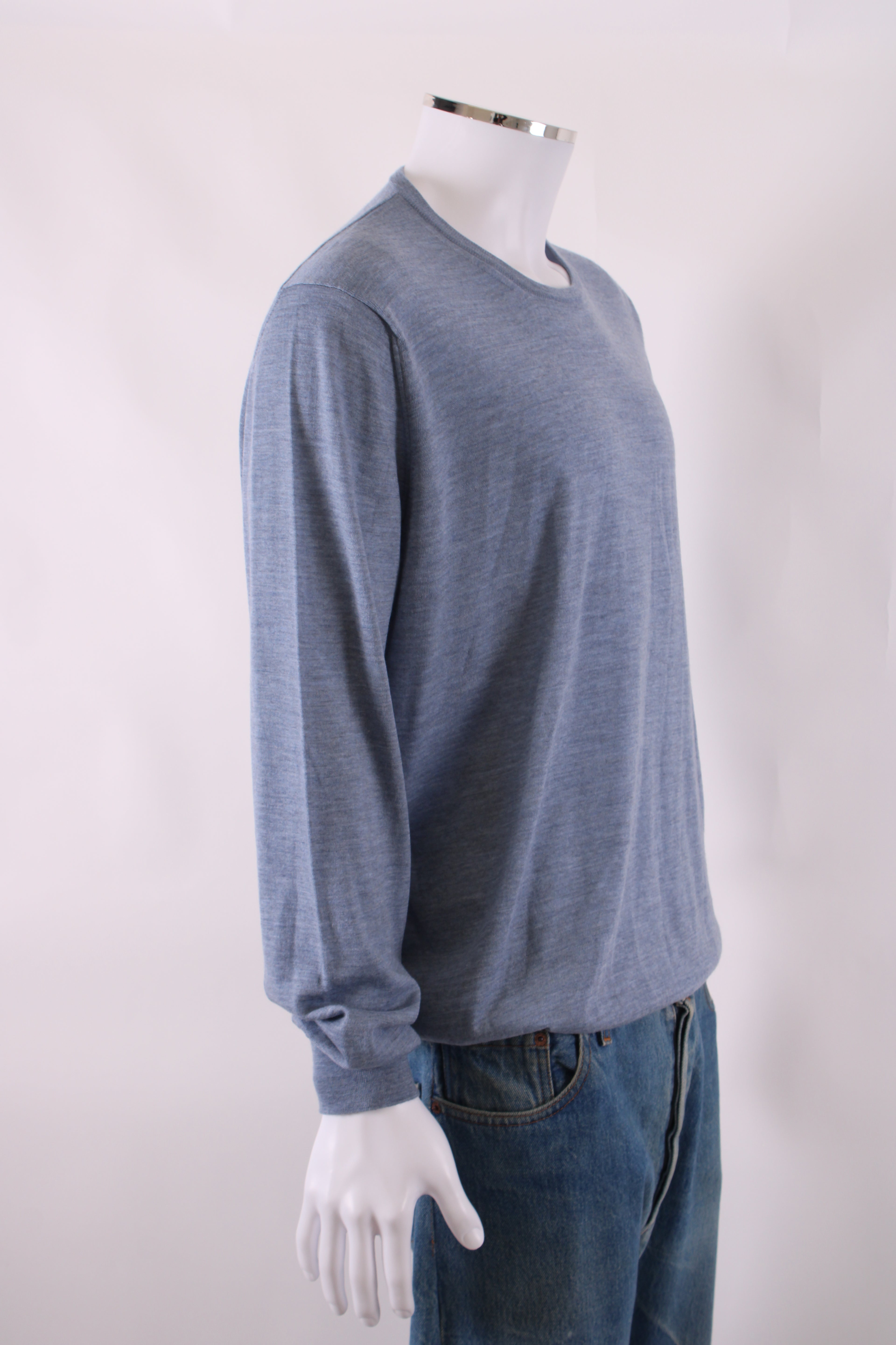 Maison 49 L/S Jumper Light Blue 4XL