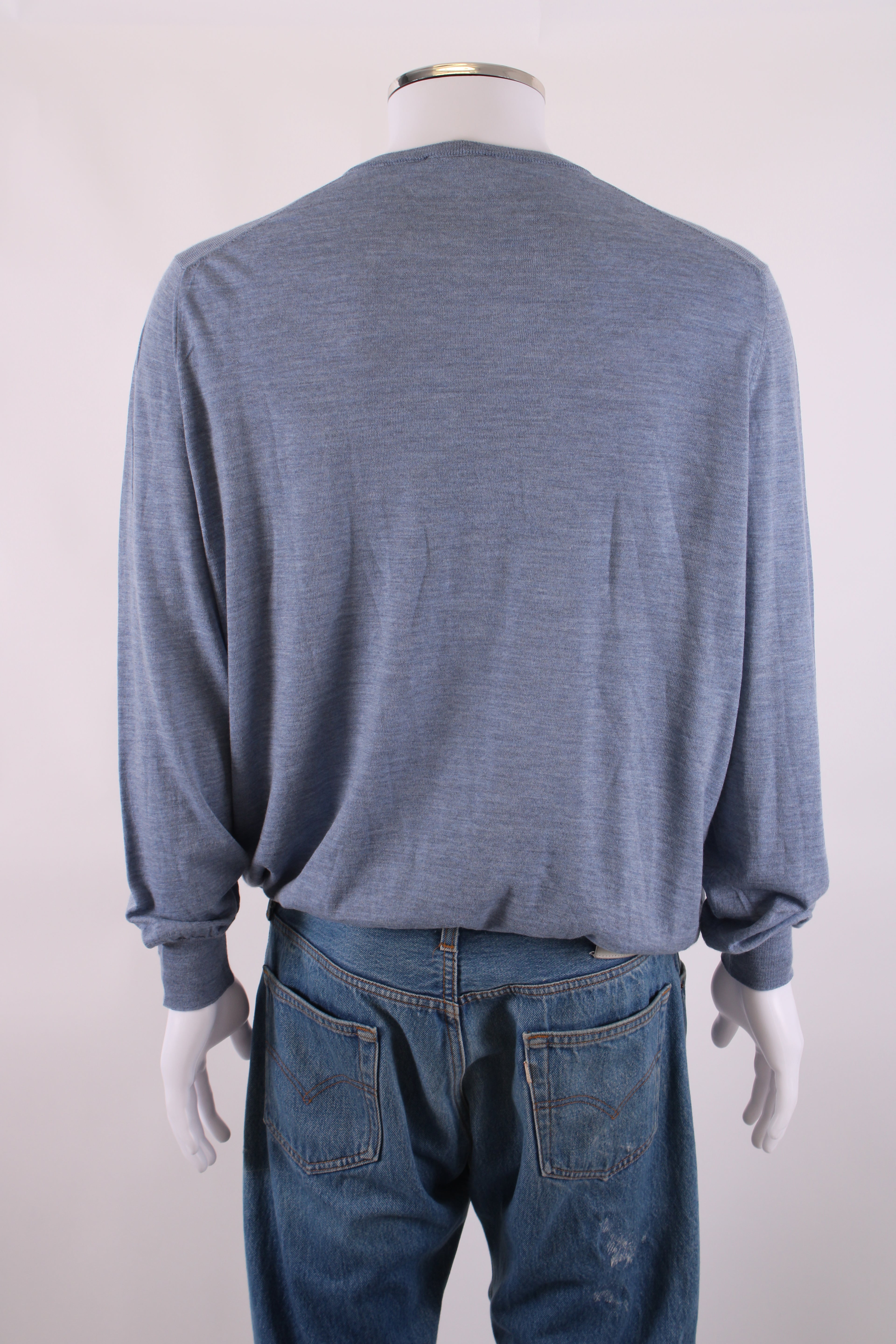 Maison 49 L/S Jumper Light Blue 4XL
