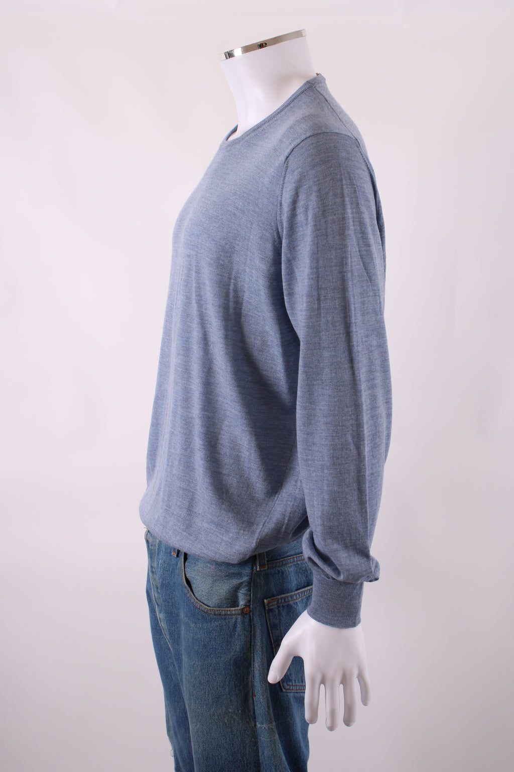 Maison 49 L/S Jumper Light Blue 4XL