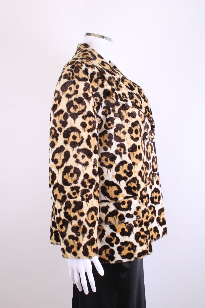 Coach Jacket Leopard XL