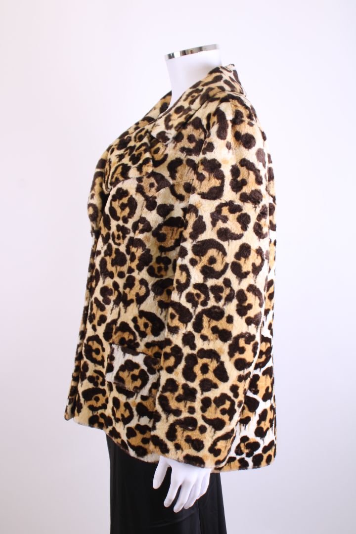Coach Jacket Leopard XL