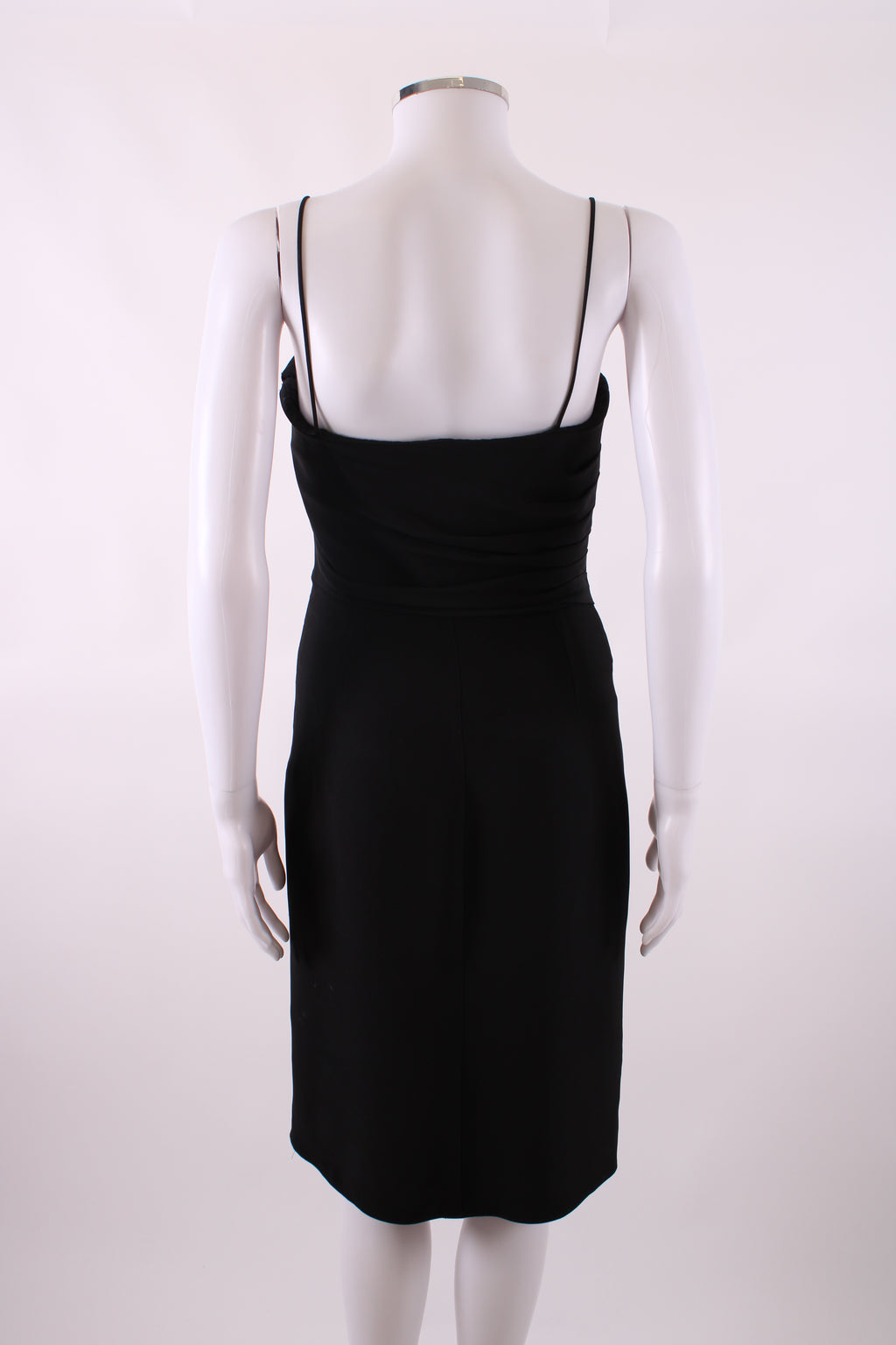 Armani Collezioni Gathered Mini Dress Black 42