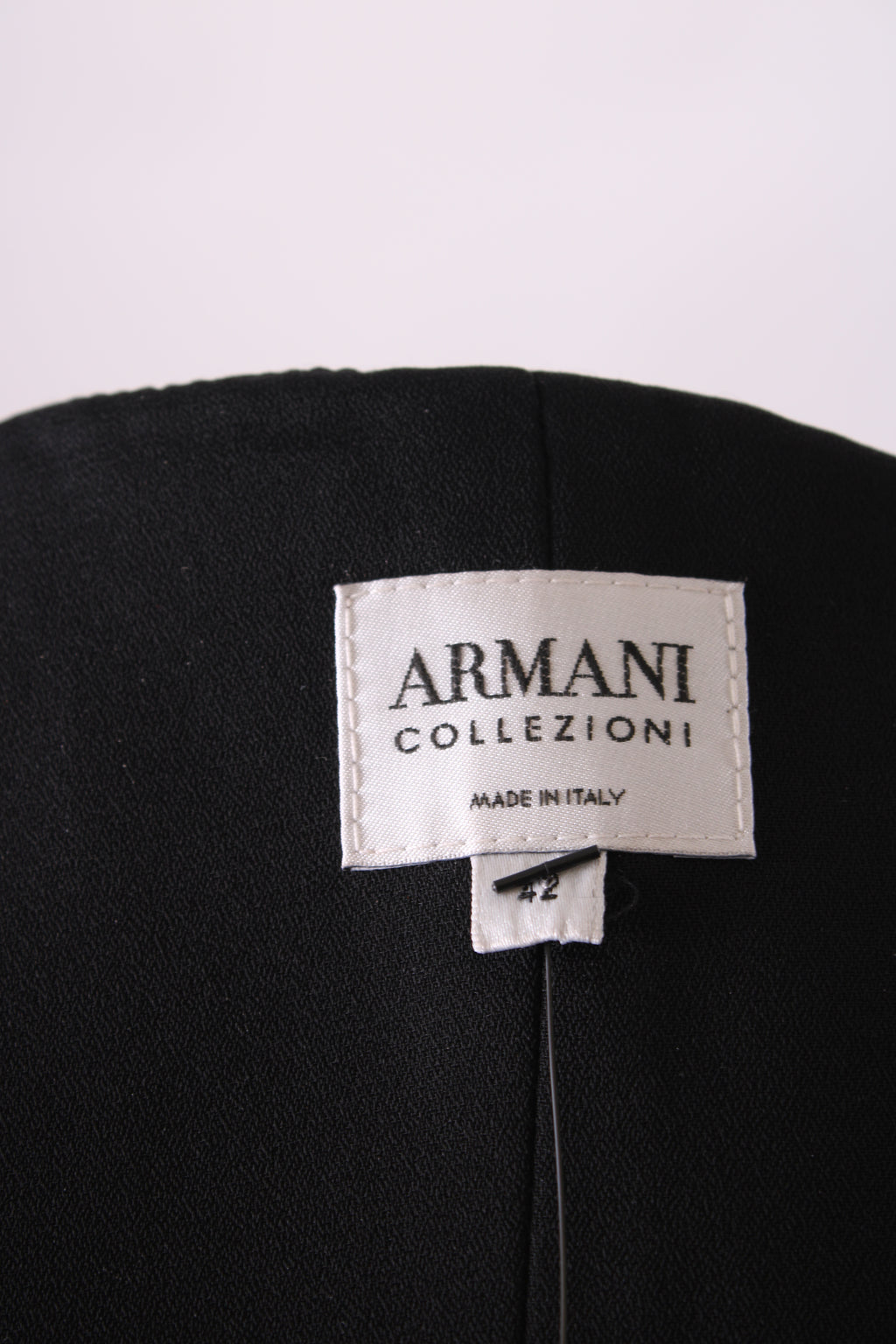 Armani Collezioni Gathered Mini Dress Black 42