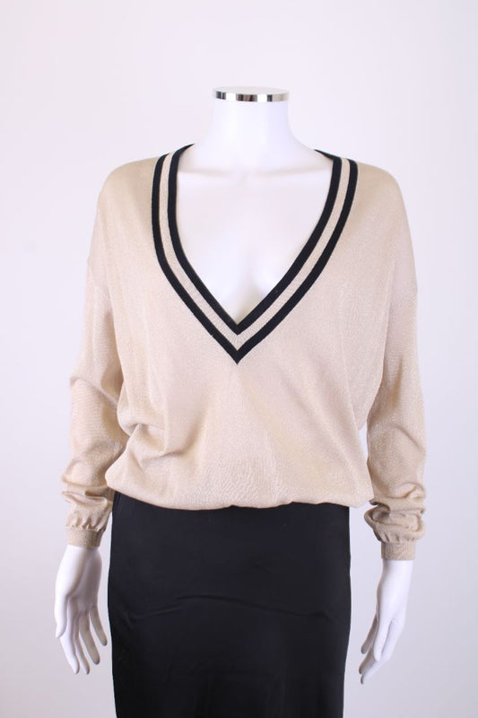 Brunello Cucinelli Knitwear  lurex Cream S