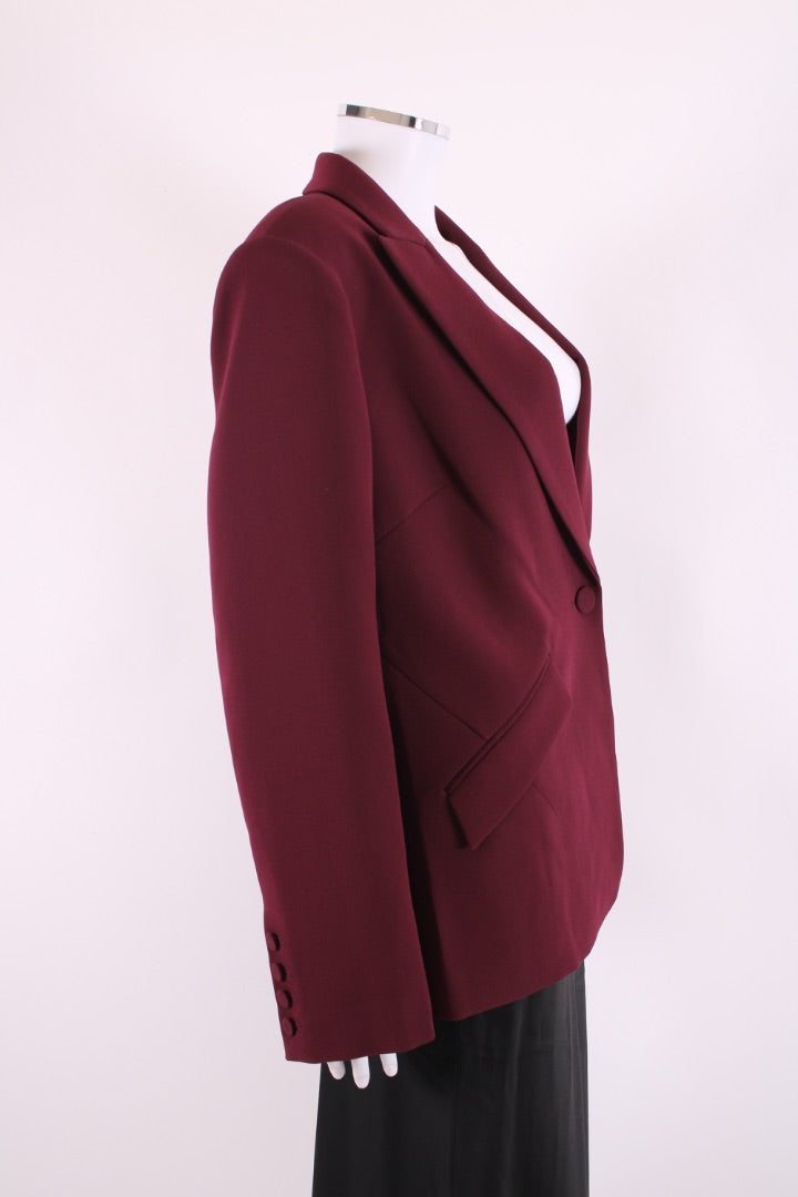 Roland Mouret Blazer Burgundy 14