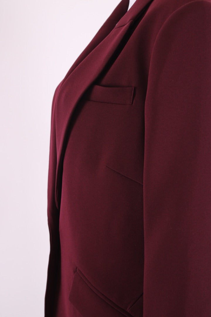 Roland Mouret Blazer Burgundy 14