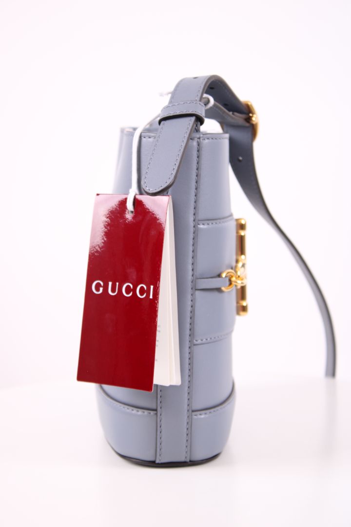 Gucci 73 Small Bucket Bag Blue