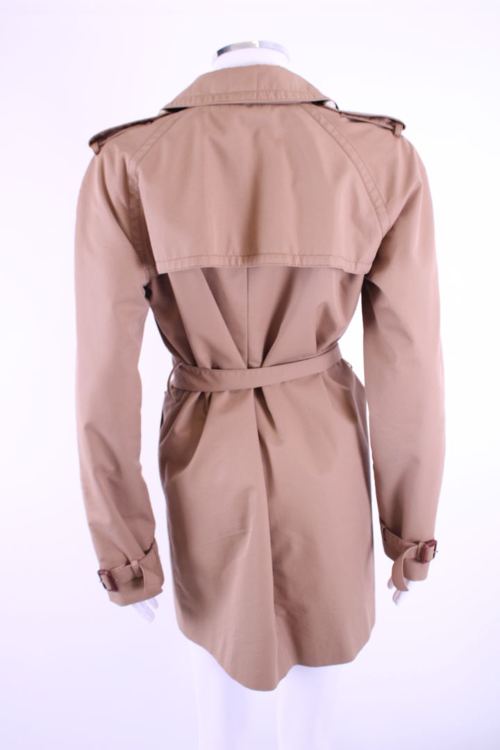 Gucci Pearl Button Trench Beige L