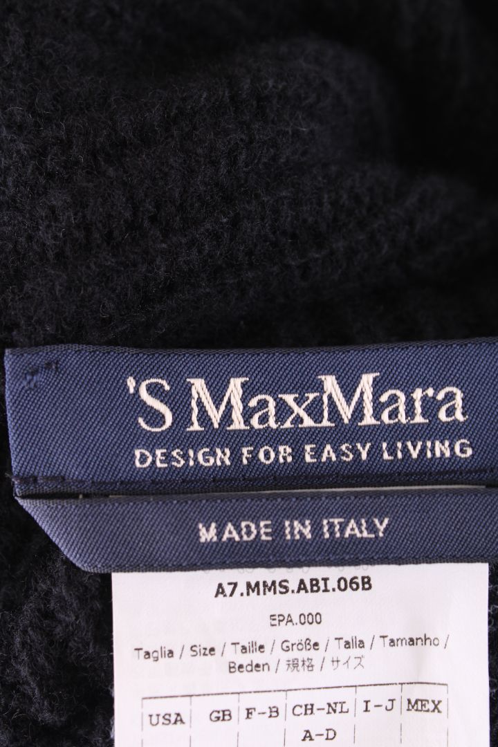 Weekend MaxMara Roll Neck Jumper Dress Black M